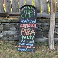 Friday and Saturday 5pm-9pm are sourdough pizza nights   at The Mud Club in Woodstock