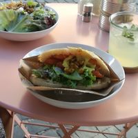 Pita Bread at LUUC Café in Saarbrucken