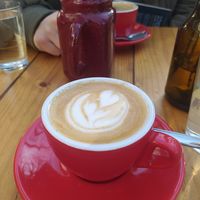 Flat white coffee at Good Nick in Vina Del Mar