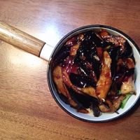 eggplants at GōngDé Lín - Godly - Wukang Rd in Shanghai