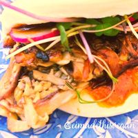 Vegan bao  at Damura in Valencia