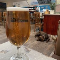 House lager  at The Village Rest in Luss