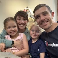 Me, Karen, Eva~Greene & Milo  at The Village Rest in Luss