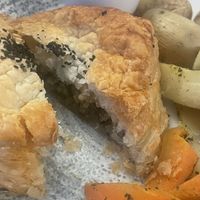 Mushroom wellington- Filling was a mix of mushroom and rice (i think)  at Tullie Inn in Balloch