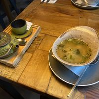 miso soup with tea  at Umami Sushi & Grill in Konstanz