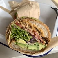 The #4 🌱 Breakfast Sando  at Pushkin's in Roseville