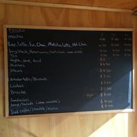 Latest menu at Contains Coffee in Palmerston North
