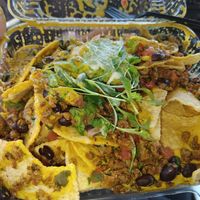 Vegan nachos at Bam's Vegan in Dallas
