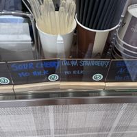 vegan options1  at Accademia del Gelato in Udine