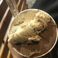 Arachide and Bacio Accademico at Accademia del Gelato in Udine