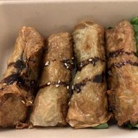 Bean curd spring rolls. Very good   at Tea Master in Fortitude Valley