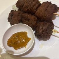 Satay sticks  at Tea Master in Fortitude Valley