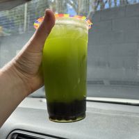 Takeaway kiwi iced teaa  at Tea Master in Fortitude Valley