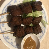 Satay sticks   at Tea Master in Fortitude Valley