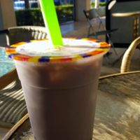 Taro bubble tea at Tea Master in Fortitude Valley
