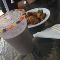 Taro Soy Milk Tea (favourite). Hazelnut and Rose milk teas are also amazing.  at Tea Master in Fortitude Valley
