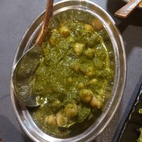 Chana saag at Indish in Chiang Mai