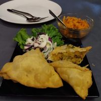 Samosas at Indish in Chiang Mai