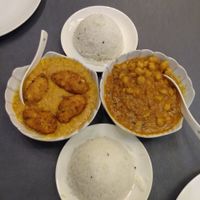 Channa Masala, Dal, and rice...bangin at Indish in Chiang Mai