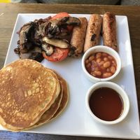Vegan breakfast at Yanto's Pancake House in Gloucester