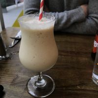 Vanilla milkshake  at Yanto's Pancake House in Gloucester