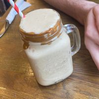 Banana & Biscoff Vegan Milkshake   at Yanto's Pancake House in Gloucester