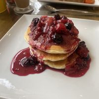 Mixed berry pancake   at Yanto's Pancake House in Gloucester