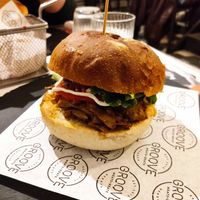 Wonderful vegan kebab at Groove in Genoa