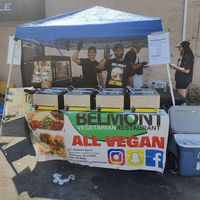 At Start Street Art Fair! :) at Belmont Vegetarian Restaurant in Worcester