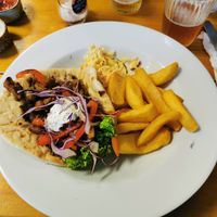 Gyros special at The Eating Gorilla in Penrhyndeudraeth