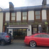 Outside at The Eating Gorilla in Penrhyndeudraeth