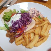 Gyro at The Eating Gorilla in Penrhyndeudraeth