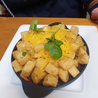 Lentil hotpot at The Eating Gorilla in Penrhyndeudraeth