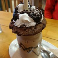 Chocolate cookie freakshake at The Eating Gorilla in Penrhyndeudraeth