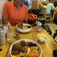 Buddha bowls were generous  at The Eating Gorilla in Penrhyndeudraeth