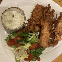 Mushroom starter - fabulous and garlic-tastic   at The Eating Gorilla in Penrhyndeudraeth