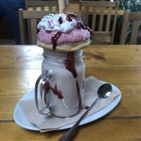 One loaded shake  at The Eating Gorilla in Penrhyndeudraeth