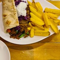 Lamb kebab at The Eating Gorilla in Penrhyndeudraeth