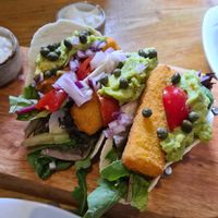 fish finger tacos at The Eating Gorilla in Penrhyndeudraeth