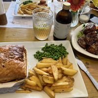 Cauliflower wings and chicken and leek pot pie   at The Eating Gorilla in Penrhyndeudraeth