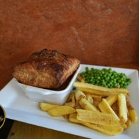 Chicken and leek pot pie at The Eating Gorilla in Penrhyndeudraeth