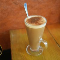 Chai latte at The Eating Gorilla in Penrhyndeudraeth