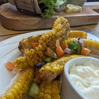 Corn ribs at The Eating Gorilla in Penrhyndeudraeth