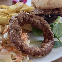 gorilla burgerr  at The Eating Gorilla in Penrhyndeudraeth