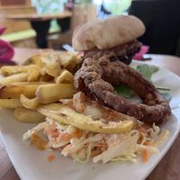 gorilla burgerr  at The Eating Gorilla in Penrhyndeudraeth