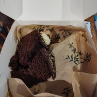 Chocolate cake 😋 at The Eating Gorilla in Penrhyndeudraeth