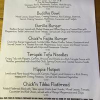 Choice of mains - Feb 2025  at The Eating Gorilla in Penrhyndeudraeth