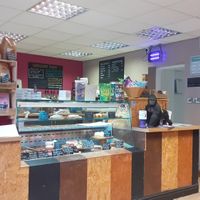 Lovely cafe with extensive cake options at The Eating Gorilla in Penrhyndeudraeth