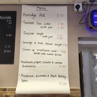 Daily menu (6th October) at The Eating Gorilla in Penrhyndeudraeth