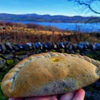 Kerelan Chickpea Cauliflower Pasty. at The Eating Gorilla in Penrhyndeudraeth